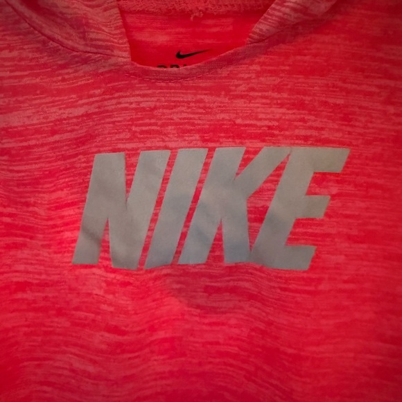 Nike Dri Fit Pink Long Sleeves and Hoodie Size 24 Months - Picture 5 of 6
